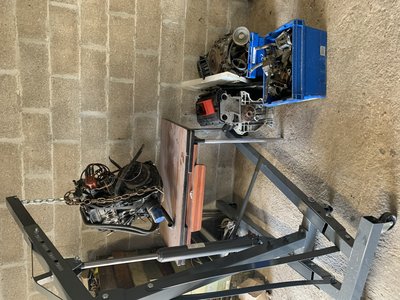 Moteur prêt pour autopsie