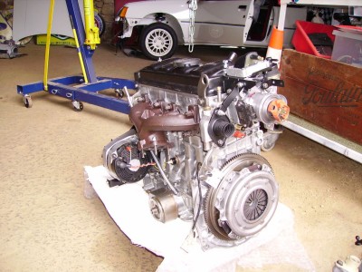 Le moteur entièrement refait