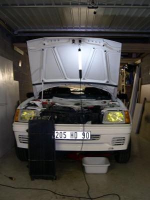 début de l'opération