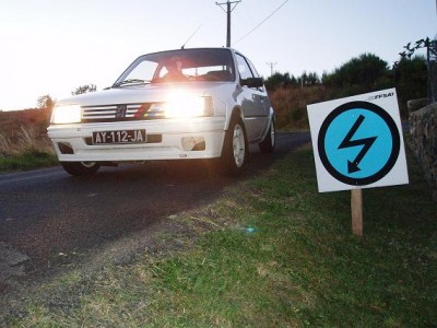 Petite spéciale de rallye histoire de se faire la main , juste avant d'arrivée à St Cirgues .
