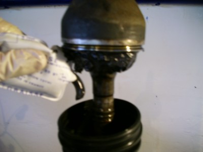 on me rempli le soufflet également de graisse neuve