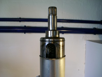 mise en place de la tulipe dans le soufflet/boite de conserve