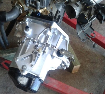 Accouplement de la boite sur le moteur :) :)