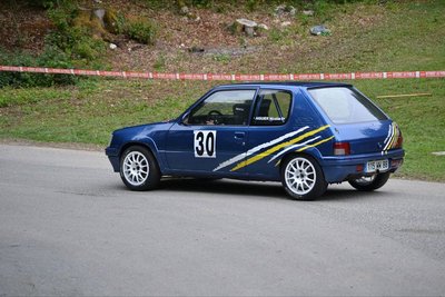Mon ancienne 205 Rallye GrA Saison 2010