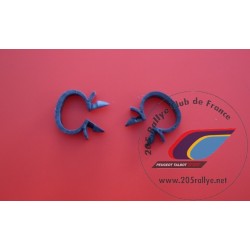 Attache Omega 15mm (lot de 2 pièces)