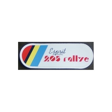 Sticker "Esprit 205 Rallye"