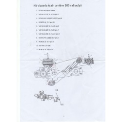 Visserie train arriere