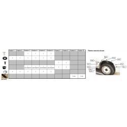 Fixations extension d'aile AVANT