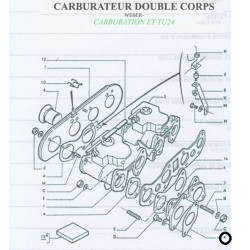 Joint de bride. Côté pipe admission (vendus par 4)