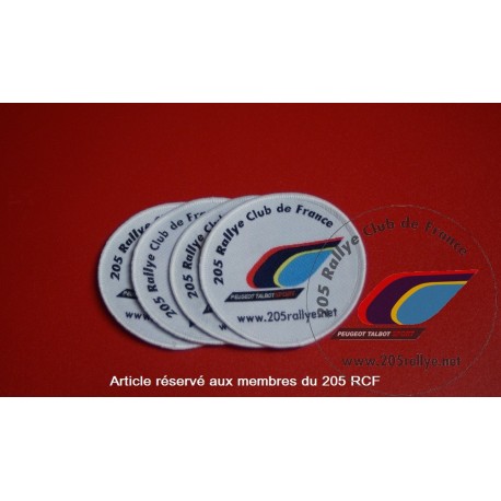 Macaron brodé du 205 RCF 