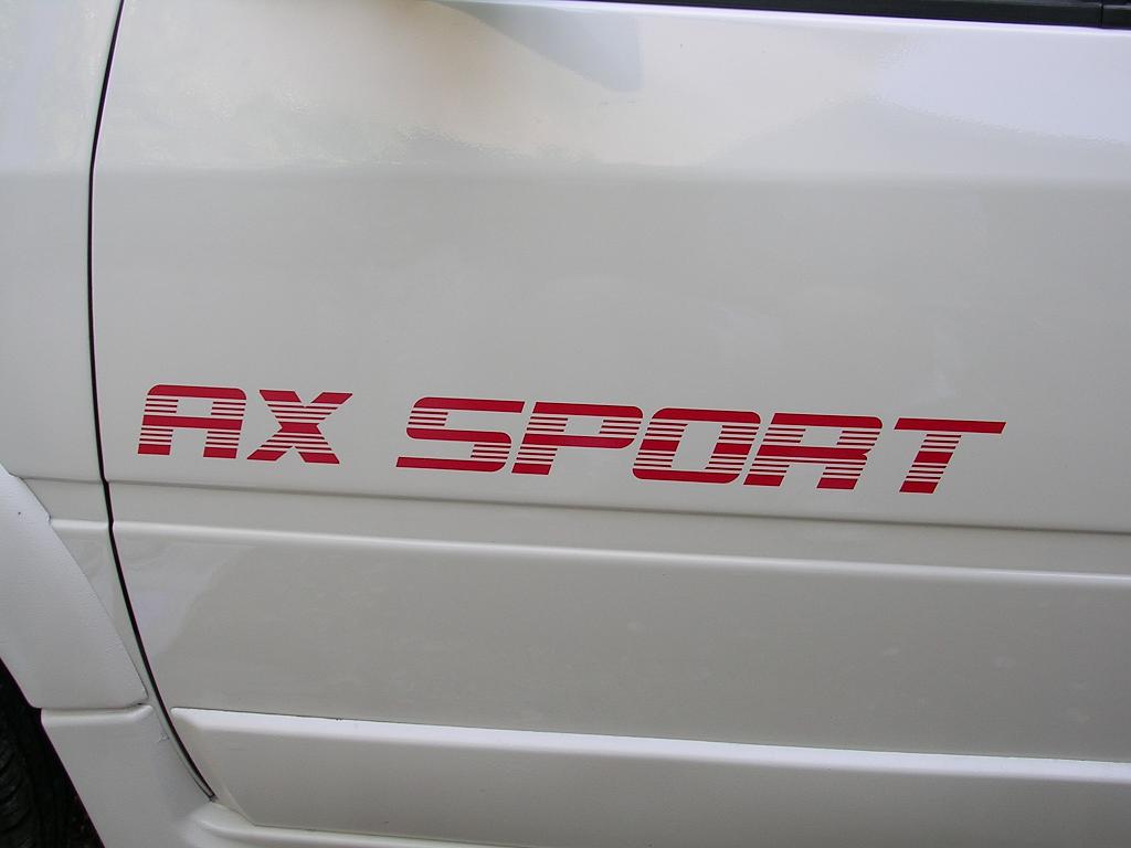 le beau autocollant