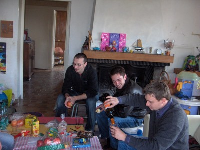 debut du repas chez Steppe