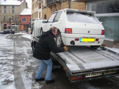 et hop... sur le camion...