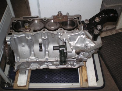 Moteur en cours de remontage