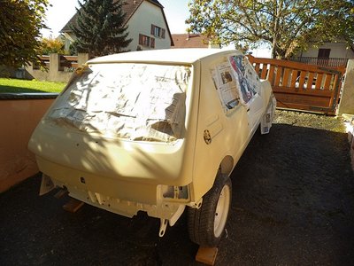 peinture d'un mastic liquide égalisant.....