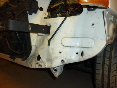 Et encore, là c'est redressé à la massette ! Sinon je ne pouvais même pas tourner à droite !